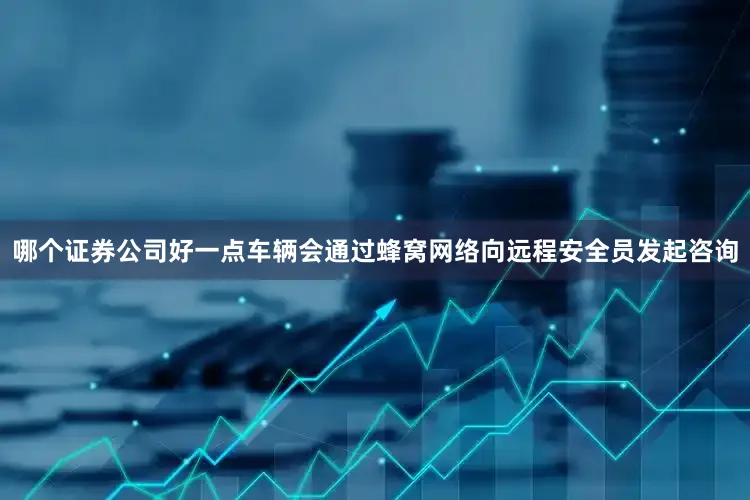 哪个证券公司好一点车辆会通过蜂窝网络向远程安全员发起咨询