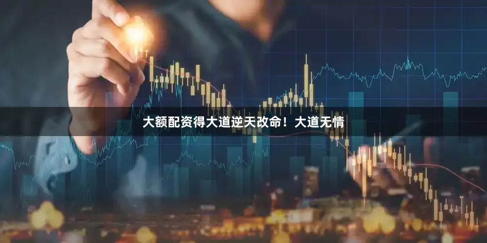 大额配资得大道逆天改命！大道无情